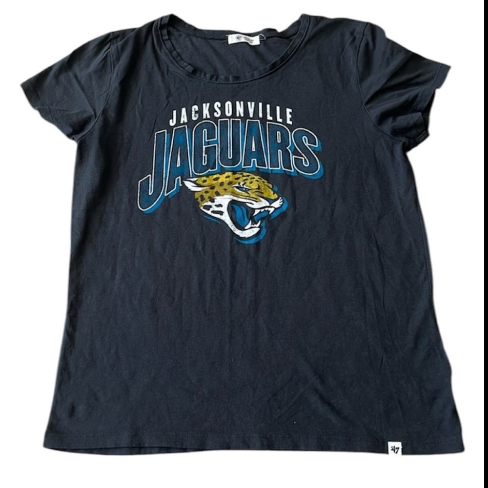 47 BRAND Jacksonville Jaguars Graphic Tee 
Shirt Sleeve T-Shirt Size Medium